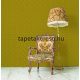 Behang Expresse Happy Living vlies anyagú mustársárga, barna színű geometriai, etno retro poszter