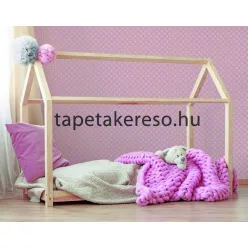   Behang Expresse Happy Living vlies anyagú rózsaszín, sárga, fehér színű virágos, etno retro poszter
