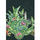 Behang Expresse Select D vlies anyagú fekete, zöld, piros, kék, lila, fehér, rózsaszín színű madaras, pillangós, növényes modern tapéta