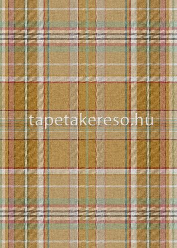 Behang Expresse Select D vlies anyagú barna, zöld, bordó, kék, törtfehér színű kockás, szövethatású modern tapéta