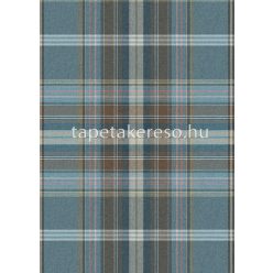   Behang Expresse Select D vlies anyagú kék, piros, barna színű kockás, szövethatású modern tapéta