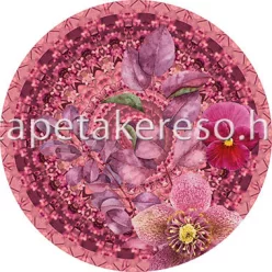   Behang Express Circle of Life vlies anyagú rózsaszín, pink színű mandala, virágos romantikus tapéta