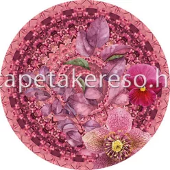   Behang Express Circle of Life vlies anyagú rózsaszín, pink színű mandala, virágos romantikus tapéta