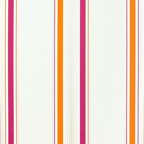 Német, papír, habos fehér, pink, narancssárga, gyöngyház színű, csíkos modern, világos árnyalatú, tapéta