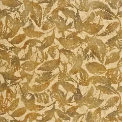   Casamance, vlies barna színű, leveles modern, közép árnyalatú, tapéta
