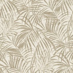   Rasch, vlies, vinyl fehér, beige színű, leveles modern, világos árnyalatú, tapéta