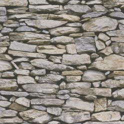   AS Creation, papír barna, szürke, beige, fekete színű, kőmintás natural, közép árnyalatú, tapéta