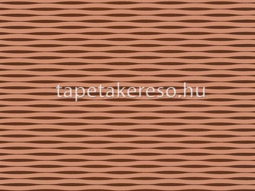 Omexco Vogue vlies anyagú barna, bronz színű hullámos modern tapéta