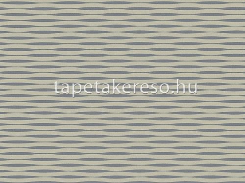 Omexco Vogue vlies anyagú zöld, ezüst színű hullámos modern tapéta