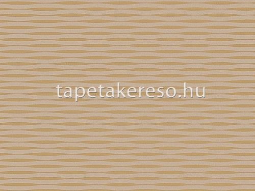 Omexco Vogue vlies anyagú beige, arany színű hullámos modern tapéta