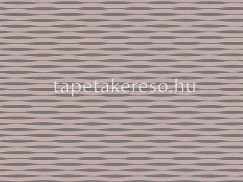 Omexco Vogue vlies anyagú ezüst, beige színű hullámos modern tapéta