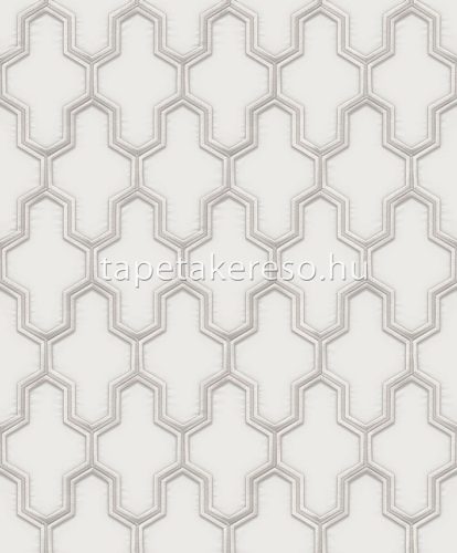 Design ID Wall fabrick vlies, vinyl anyagú szürke színű geometriai modern tapéta