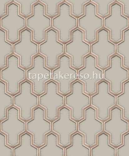 Design ID Wall fabrick vlies, vinyl anyagú szürke, barna színű geometriai modern tapéta
