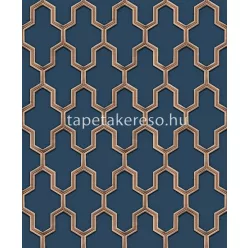   Design ID Wall fabrick vlies, vinyl anyagú kék, barna színű geometriai modern tapéta
