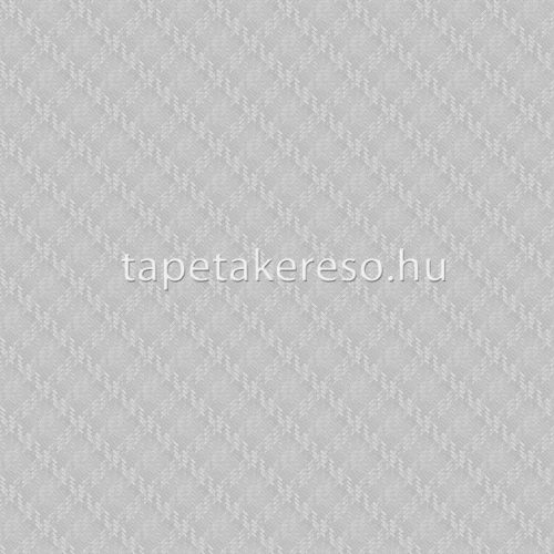 Design ID Wall fabrick vlies, vinyl anyagú szürke színű chevron, szövethatású, egyszínű modern tapéta