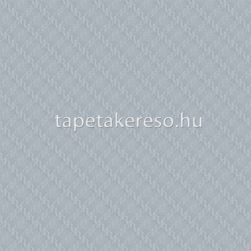 Design ID Wall fabrick vlies, vinyl anyagú kék színű chevron, szövethatású, egyszínű modern tapéta