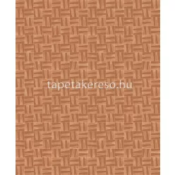   Khroma Mysa vlies anyagú terrakotta színű geometriai modern tapéta