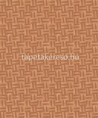 Khroma Mysa vlies anyagú terrakotta színű geometriai modern tapéta