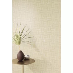   Khroma Mysa vlies anyagú homok színű geometriai modern tapéta