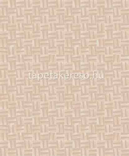 Khroma Mysa vlies anyagú beige, barack színű geometriai modern tapéta