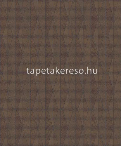 Khroma Mysa vlies anyagú lila, barna színű geometriai modern tapéta