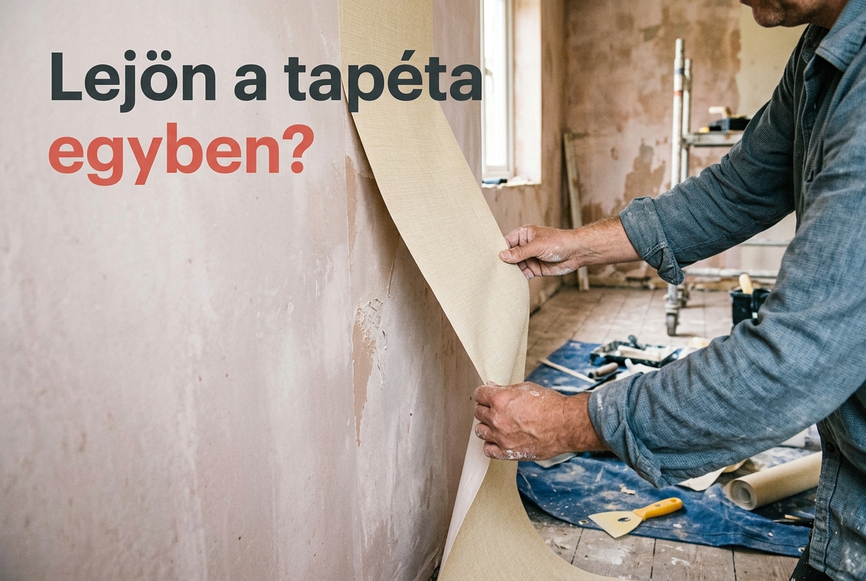 Vlies tapéta leszedése: mikor húzd le szárazon?